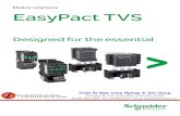 Motor starters EasyPact TVS - THEGIOIDIEN.COM - EasyPact TVS...Conforming to standard IEC 60947-4-1, IEC 60947-5-1 Product certifications GOST Degree of protection Conforming to IEC