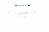 Programmation II, Langage C - Chamroukhichamroukhi.com/courses/2013-2014/i41/poly-i41.pdf · servi de base pour ce cours : –Jacques Le Maˆıtre, Programmer en langage C , ISBN