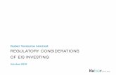 REGULATORY CONSIDERATIONS OF EIS INVESTING … · This Presentation is an exempt financial promotion for the purposes of section 21 Financial ... • Boundary Capital Home Run •