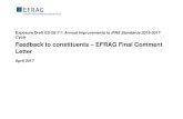 Exposure Draft ED/2017/1 Annual Improvements to IFRS ... Exposure Draft ED/2017/1 Annual Improvements to IFRS Standards 2015-2017 Cycle – EFRAG’s Feedback statement Page 6 of 17