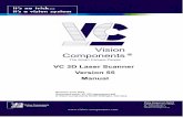 Vision Components - NOTAVIS vc3d Laserscanner.pdf · 6 Windows program “VC 3D SmartShape” 10 7 Important Remarks 11 7.1 Laser Power Module 11 7.2 Double Exposure 11 7.3 Fast Floating