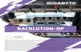 RACKLUTION-OP Brochure V4 202003 · 2020-03-31 · RACKLUTION-OP Leading the way in ﬂexible designs for the data center needs of today and tomorrow RACKLUTION-OP is the name of