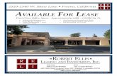 2520-2540 W. Shaw Lane • Fresno, California AvAilAble For ... · 2520-2540 W. Shaw Lane • Fresno, California AvAilAble For leAse First Class Office Space - Approximately ±400