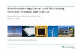 Non-Intrusive Appliance Load Monitoring: Promise and Practice · Non-Intrusive Appliance Load Monitoring: Promise and Practice Author: M. Zeifman and K. Roth Subject: This presentation