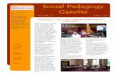 Social Pedagogy Gazette - Derbyshire · Social Pedagogy course across Europe launching on Coursera . Stay in touch If you have any comments about the gazette or would like to know