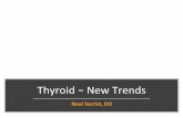 Thyroid New Trends - kaom.wildapricot.org€¦ · receptor sites causing low thyroid symptoms in spite of “normal” blood levels Larsen PR. Thyroid-pituitary interaction: feedback