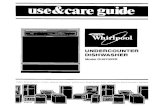 Whirlpool Dishwasher Repair Manual DU9700XR0 DU9700XR1 ... and... · RINSE AID DISPENSER 7 1. Before Calling for Assistance 17 STARTING YOUR DISHWASHER. 8 2. If You Need Assistance