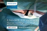 Heart Rhythm Society 2017 - philips.co.za · • 2The 2017 consensus builds on the 2009 consensus document. • The 2009 consensus recommendations on facilities and training for lead