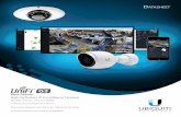UniFi Video G3 Datasheet · Customize your own motion detection zones. You can place several zones and set their alarm sensitivity levels as high or low as the situation demands.