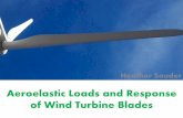 Aeroelastic Loads and Response of Wind Turbine Bladeshome.engineering.iastate.edu/.../wesep594/Spring2014Presentation_… · Wind turbine blades deform when operating and when parked.