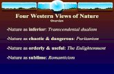 Four Western Views of Nature - University of … WESTERN...Wisconsin-born California nature writer. ! Proposed as an alternative to the anthropocentric conservationism of Pinchot.