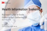 Health Information Systems · •“1% agile” –nowhere to go but up •ICD-10 –The looming crisis ... •The language of Scrum is everywhere in HIS, Backlogs, Burndowns, Sprints,
