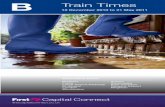 Train Times - Railtables.co.uk...information. For bus times and route information call Traveline on 0871 200 22 33 or visit traveline.info Airports Luton Airport Parkway station is