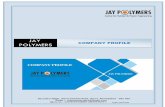 JAY POLYMERS.pdf · 2018-03-14 · COMPANY PROFILE obileNo.+(91)9727732801,9879770151 Type your text. 20, ... Jay Polymers has an excellent reputation for range of rubber products