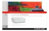 Lexmark C935dn - Moorgate C935dn_0.pdf · Lexmark’s guarantee to you : At Lexmark, we’re always working hard to ensure you achieve maximum productivity and minimum downtime. Our