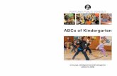 ABCs of Kindergarten€¦ · about everything – feelings about school and friends, books, and things you see and do. Children are naturally curious and excited about learning. 1199