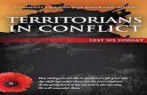 TERRITORIANS IN CONFLICT · Australia’s military involvement in the Vietnam War was the longest in duration of any war in the country’s history. It lasted from August 1962 until