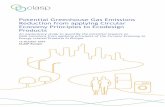 Potential Greenhouse Gas Emissions Reduction from applying 2018-08-03آ  CLASP Europe Potential GHG Emissions