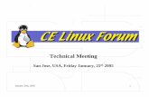 CELF Technical Meeting 2005 MPPWG session · – MPP Requirements for Core Linux Components – Middleware Scope and Requirements ... • Roadmap for domain evolution (Not started)