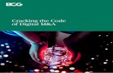 Cracking the Code of Digital M and Abestanswer.info/.../BCG-Cracking-the-Code...and-A.pdf · 2 Cracking the Code of Digital M&A AT A GLANCE Companies are turning to M&A to gain the