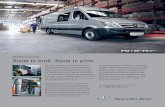 Sprinter Cargo Van Room to work. Room to grow. For those wanting more out of business, the Mercedes-Benz