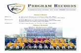 Program Records - drexeldragons.com.s3.amazonaws.comdrexeldragons.com.s3.amazonaws.com/documents/2016/7/26/Recor… · 26/07/2016  · Program Records Compiled prior to the 2016 Season