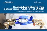 Considerations for adopting AMI and AMR · AMI and AMR System Primer 3 loss, high rates of leaks and breaks, older systems, or heavy reliance on estimated reads for billing are among