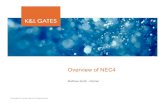 Overview of NEC4 · Welcome to our overview of the new NEC4 ECC Briefing coverage: Overview – setting the scene: what’s changed, what’s ... Risk Register is re-named the Early