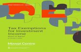 Tax Exemptions for Investment Income...The income tax revenue lost due to all the different exemptions, preferences and credits is estimated to be about $135 billion in 2016.2 In the