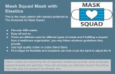 The Somerset NJ Mask Squad. Fits over N95 masks. Mask Squad Mask with Elastics · 2020-04-26 · Elastics This is the mask pattern with elastics preferred by The Somerset NJ Mask