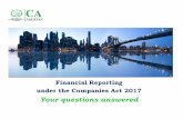 Financial Reporting under the Companies Act 2017 · 2018-07-23 · accordance with IFRS and IFRS for SMEs? 22 13 What is the implication of elimination of section 235 of the repealed