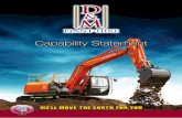 Capability Statement - D&M Plant Hire · e – Capability Statement ... Capabilities D & M Plant Hire is a leader in wet and dry hire of late model civil construction equipment and
