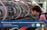 BMSTU Summer School of Engineering Entrepreneurship KLIPPERklipper-russia.ru/wp-content/uploads/2016/03/... · BMSTU Summer School of Engineering Entrepreneurship KLIPPER 18-24 July
