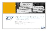 Using Organizational Change Management in …...organizational development, program management and business process improvement. Her exposure to occupational cultures is diverse -
