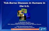 Tick-Borne Diseases in Humans in the U.S. · •Tick-borne diseases in humans are increasing in numbers and distribution in the U.S. •There are numerous research questions still