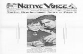 The Native Voice | Official Organ of the Native ...nativevoice.ca/wp-content/uploads/2018/07/5501v15n01.pdf · At this war council, General proctor counselled flight, claiming that