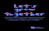 Forest Foundation Philippines Program Plan, 2017-2021forestfoundation.ph/wp-content/uploads/files/FFP-Program-Plan-2017-2021.pdf8 Forest Foundation Philippines Program Plan 2017-2021