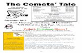 The Comets’ Tale · 2014-01-07 · The Comets’ Tale is the official newsletter and record of the Ventura County Comets, AMA Chartered Club #173 and is published monthly at the