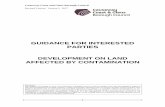 GUIDANCE FOR INTERESTED PARTIES DEVELOPMENT ON LAND ...€¦ · 2. Addition – Safe Development of Land Affected by Contamination – Background to Contamination/ The Sources/The