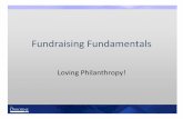 Loving Philanthropy!...Top Ten Philanthropy Responsibilities 1. Make your organization #1, 2 or 3 philanthropic priority 2. Give generously (stretch gifts) and early 3. Build a strategically