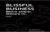 BLISSFUL BUSINESS 2015/BLISSFUL BUSINESS JAN15.pdf · navigera och balansera i ditt liv och företagande Skaffa dig verktyg och metoder som hjälper dig att hålla balansen I ditt