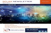 SCLAA NEWSLETTER April 2017€¦ · tracking of transit, review of possible roadblocks, and provision of multiple options after considering all possible variables ensure on-time delivery.