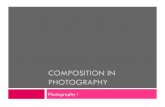 COMPOSITION IN PHOTOGRAPHY · different types of compositions found in photography. Rule of Thirds (6 images) Leading Line (6 images) Symmetry and Patterns (6 images) Golden Mean