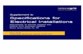 NETWORK SERVICES FROM CUSTOMER-OWNED TRANSFORMER … · Specification for Electrical Installations 4/2018 3: 3