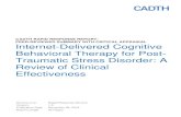 CADTH RAPID RESPONSE REPORT: PEER-REVIEWED SUMMARY … · SF-36 36-Item Short Form Survey SR systematic review STTS-R Satisfaction with Therapy and Therapist Scale-Revised TES Traumatic