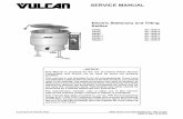 SERVICE MANUAL - Vulcan Equipment€¦ · from heating element. 7. Remove mounting bolts securing heating element to kettle. Fig. 13 8. Remove heating element from kettle. 9. Reverse