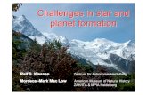 Challenges in star and planet formation · 2007-11-18 · Klessen & Mac Low: Chamonix, 01.06.2007 Challenges in star and planet formation Ralf Klessen Zentrum für Astronomie Heidelberg