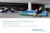 Elegance meets efficiency...Elegance meets efficiency Philips MASTER LEDlamps - Combining quality light with low energy and maintenance costs has never been so easy 2 3 With the Philips’