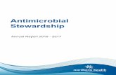 Antimicrobial Stewardship · 2019-01-23 · 2016 – 2017 AMS Annual Report P a g e | 5 Best Practices Clinical Tools, Standards and Policies 1. Antimicrobial Dosing Guidelines for