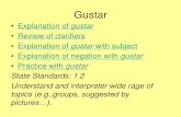 gustar (to be pleasing) - Central High Schoolwchs.mcsed.net/faculty/teachers/gustar_b copy.pdf · Gustar • Explanation of gustar • Review of clarifiers • Explanation of gustar